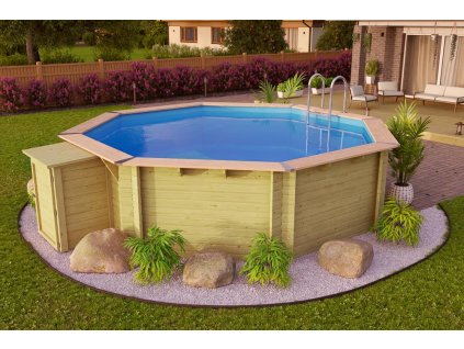 72833 bazen karibu 4 7 x 4 7 m a2 premium komfort 92115 lg2048