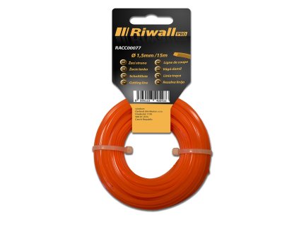 75149 riwall pro zaci struna pr 1 5mm delka 15m ctvercovy prurez
