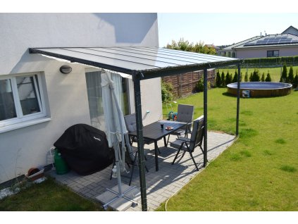 76472 hlinikova pergola lanitplast wall 53 antracit opal pc