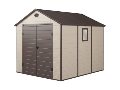 78461 zahradni domek g21 pah 670 241 x 278 cm plastovy bezovy