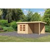 123965 2 dreveny domek karibu kandern 3 pristavek 235 cm vcetne zadni steny 23612 natur lg3610