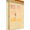 123965 4 dreveny domek karibu kandern 3 pristavek 235 cm vcetne zadni steny 23612 natur lg3610