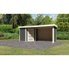 127368 2 dreveny domek karibu schwandorf 3 pristavek 280 cm vcetne zadni a bocni steny 77745 terragrau lg3902