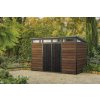 133010 4 zahradni domek keter signature 11x7 walnut s podlahou