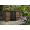 133010 5 zahradni domek keter signature 11x7 walnut s podlahou