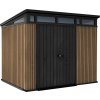 135701 zahradni domek keter pent signature 9x7 vertical hnedy s podlahou