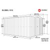 75449 2 domek globel 1012 antracit se stresnim oknem lg2071