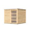 80006 dreveny domek karibu qubic 2 88527 natur