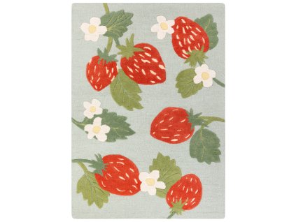 strawberry patch rug 00