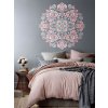 stencil flower bedroom sablona kvetina loznice