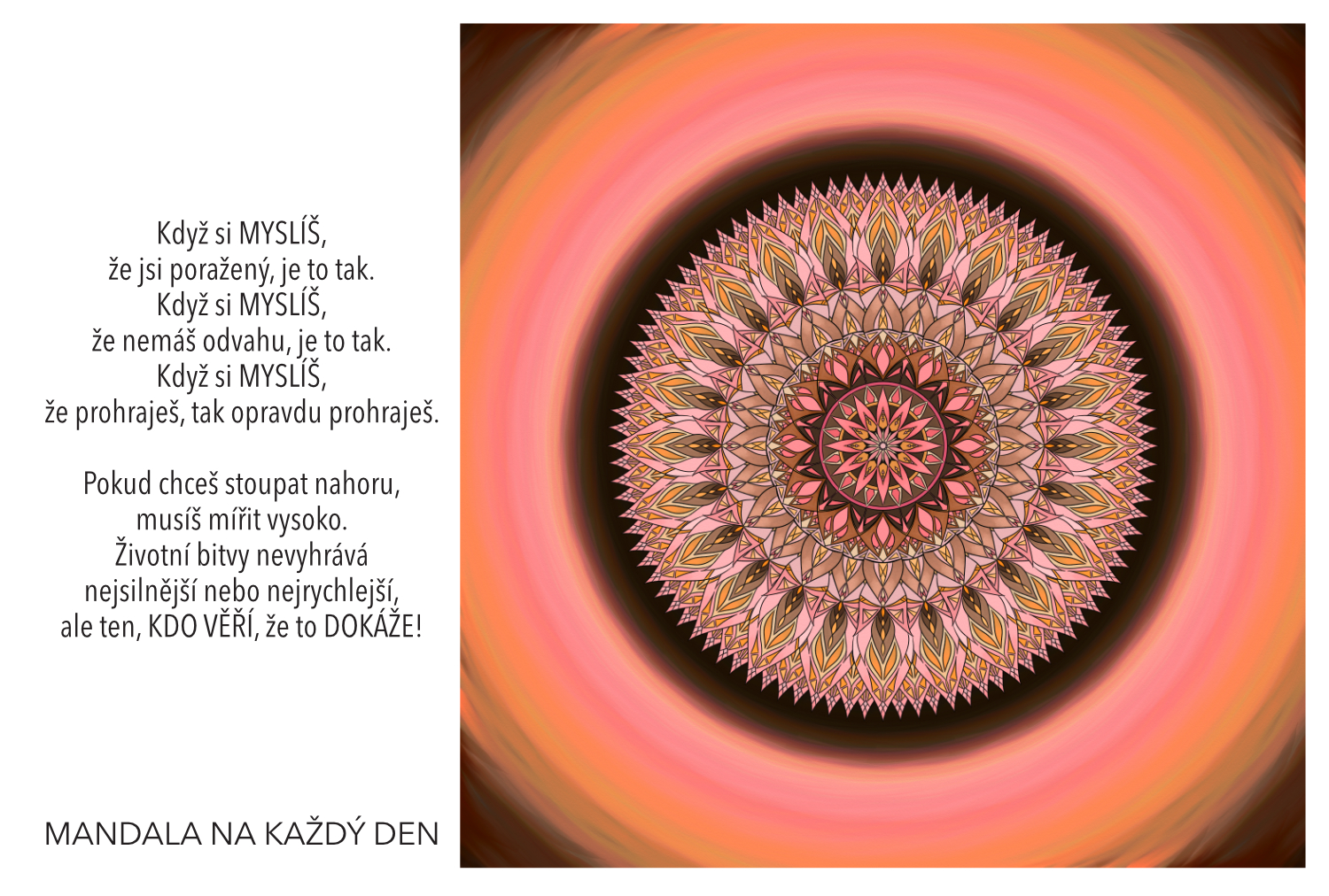 Uvěř, že to dokážeš