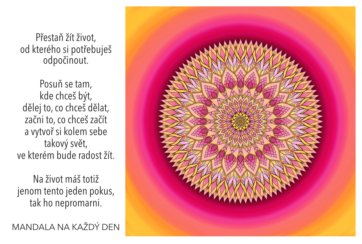 Začni žít svůj život snů