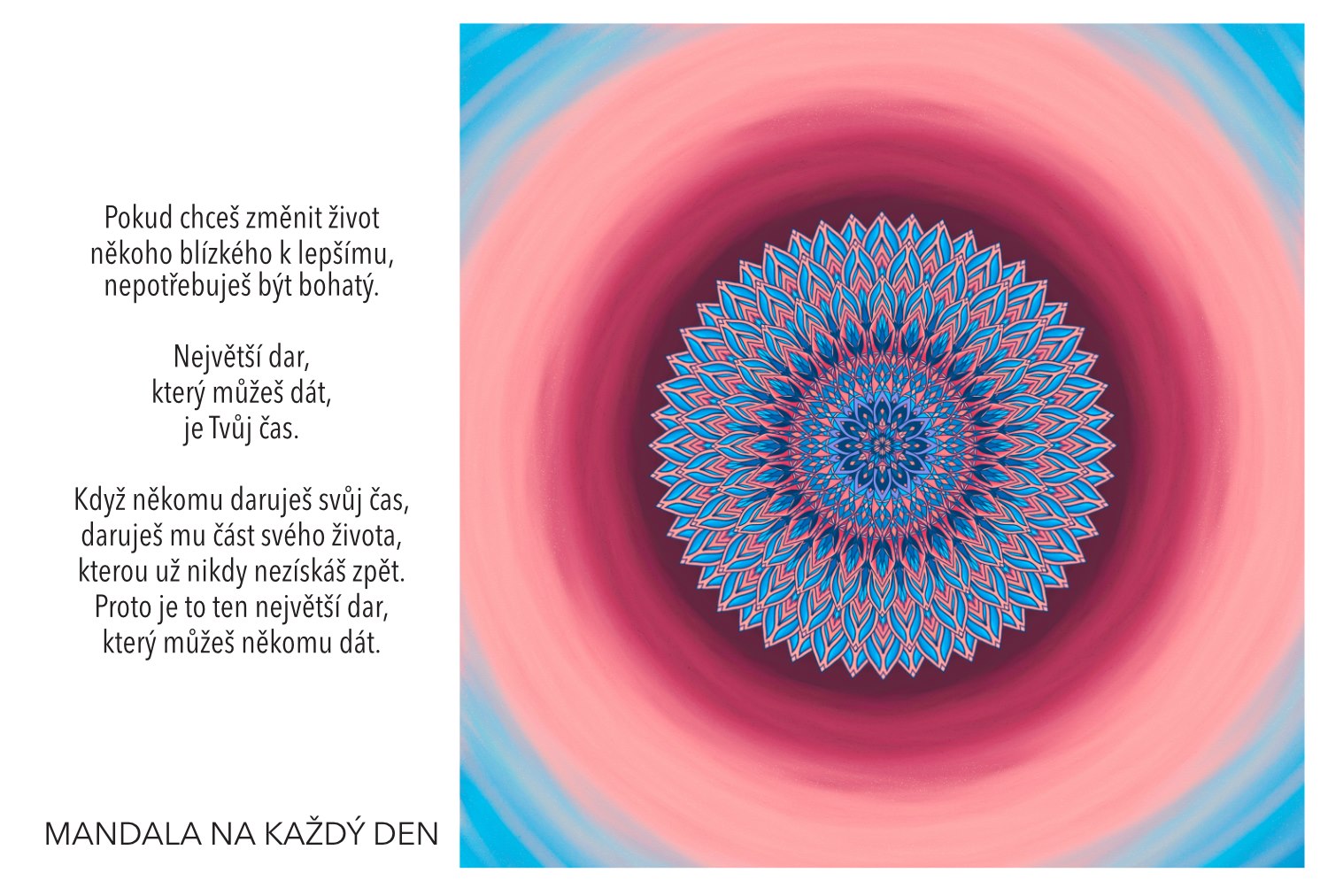 Největší dar je čas
