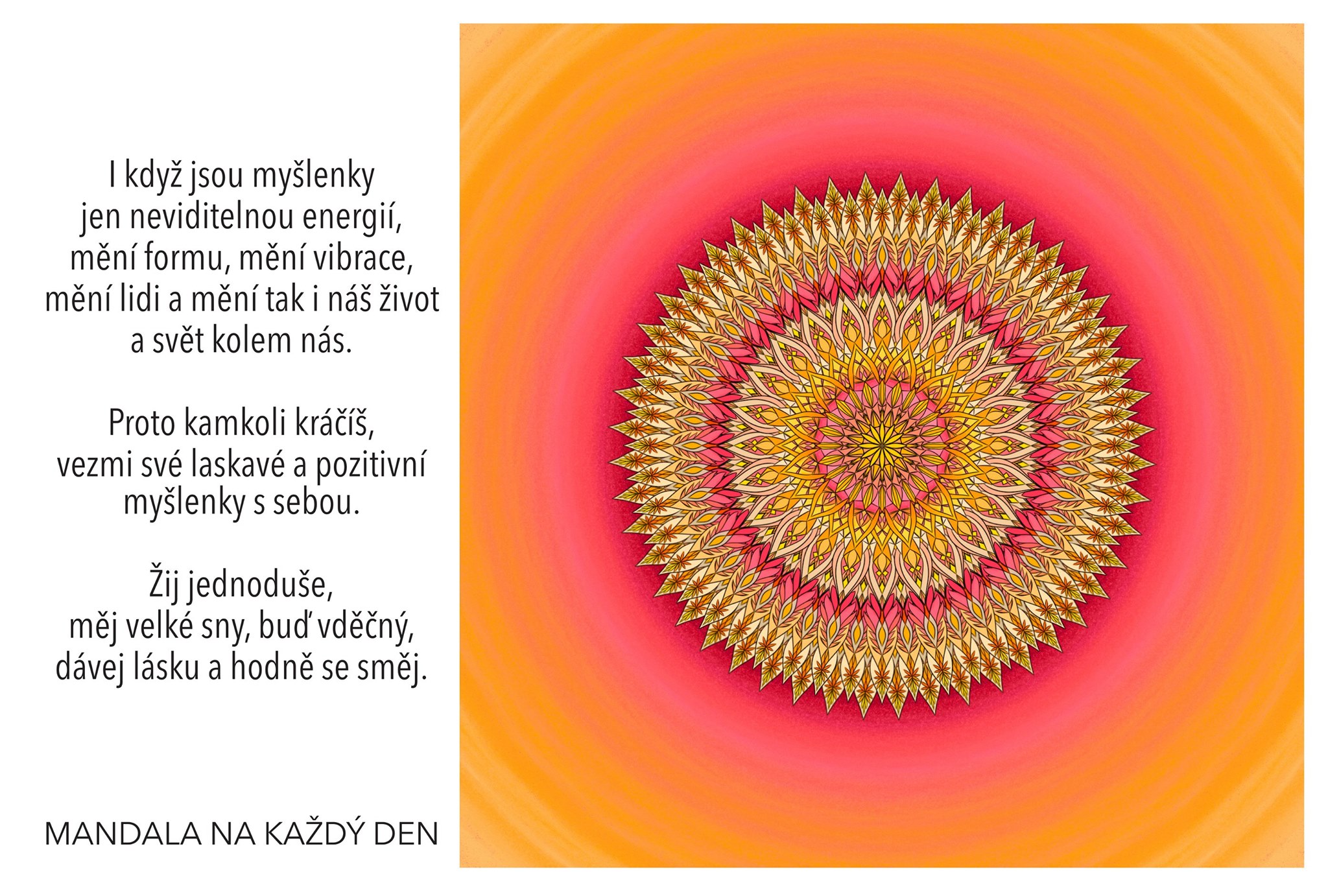 Síla pozitivních myšlenek