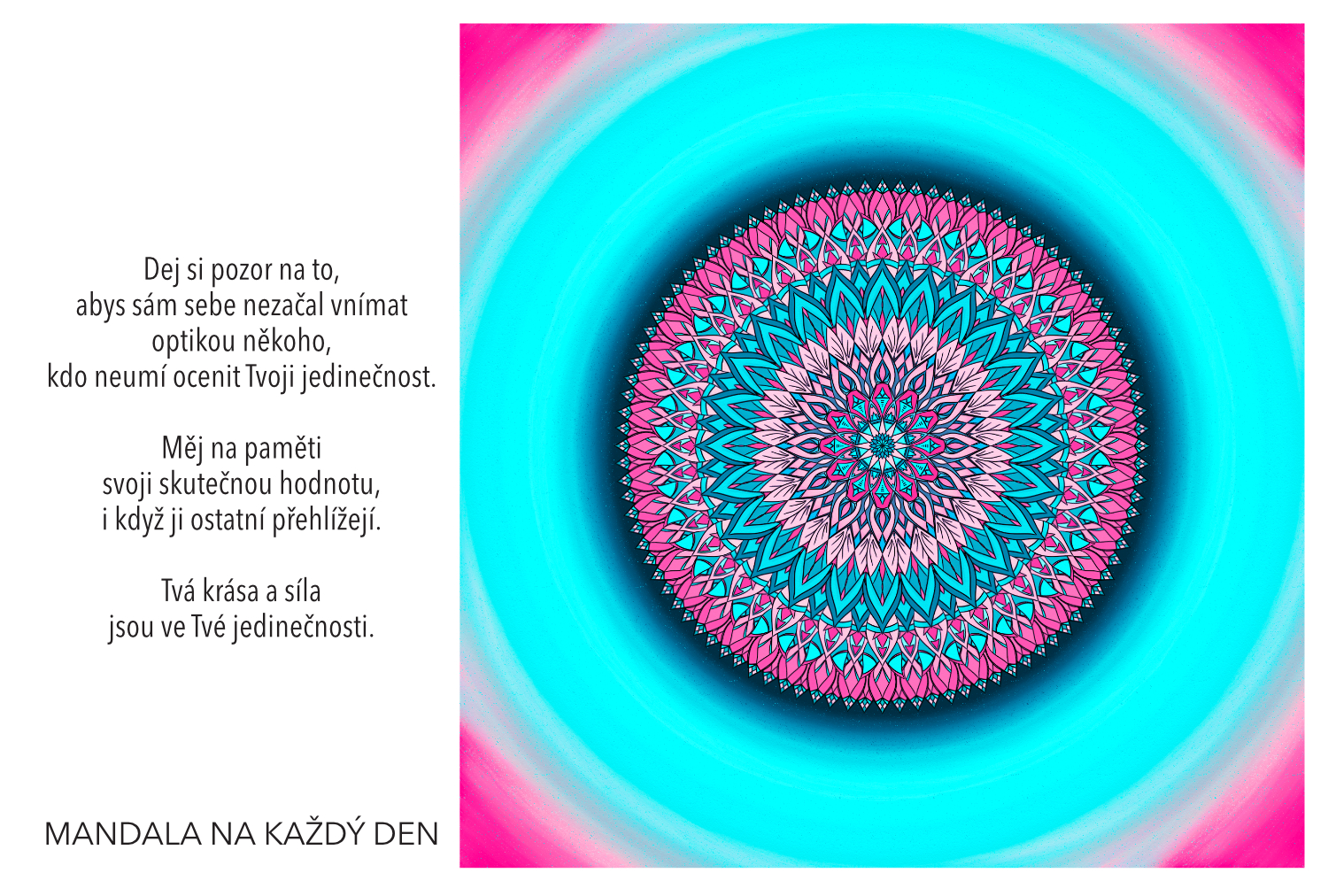 Krása a síla Tvé jedinečnosti