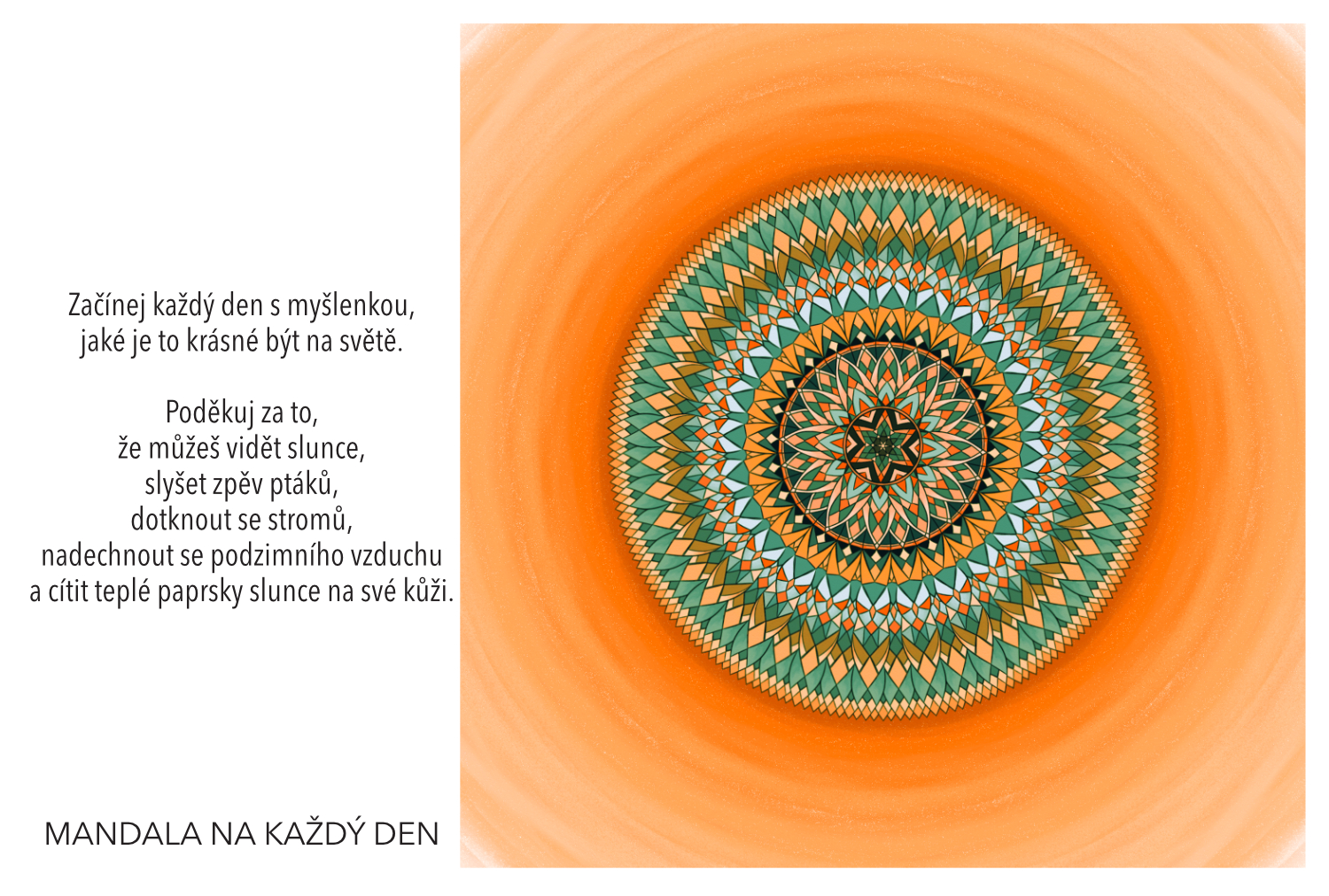 Je krásné být na světě