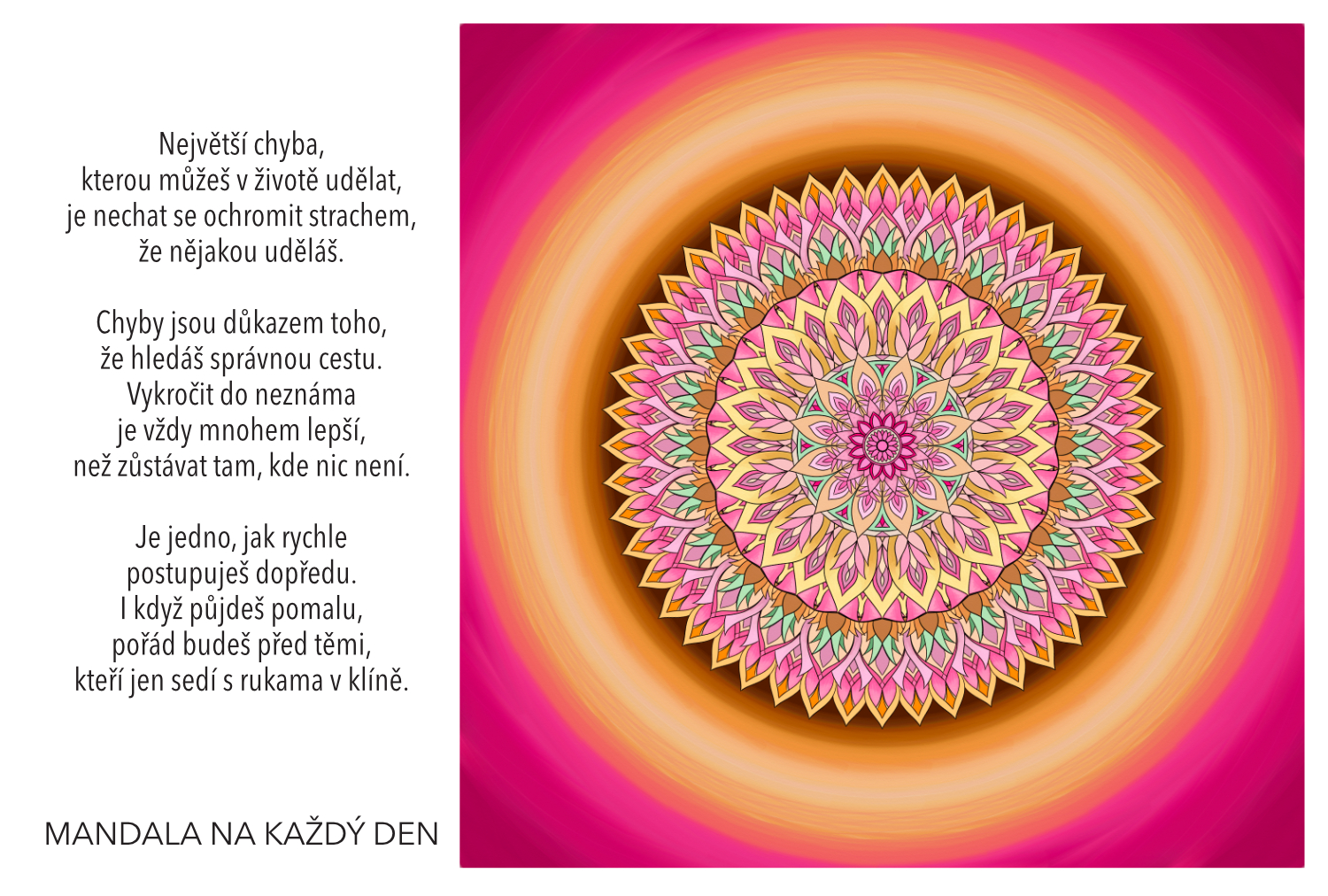 Nenech se ochromit strachem