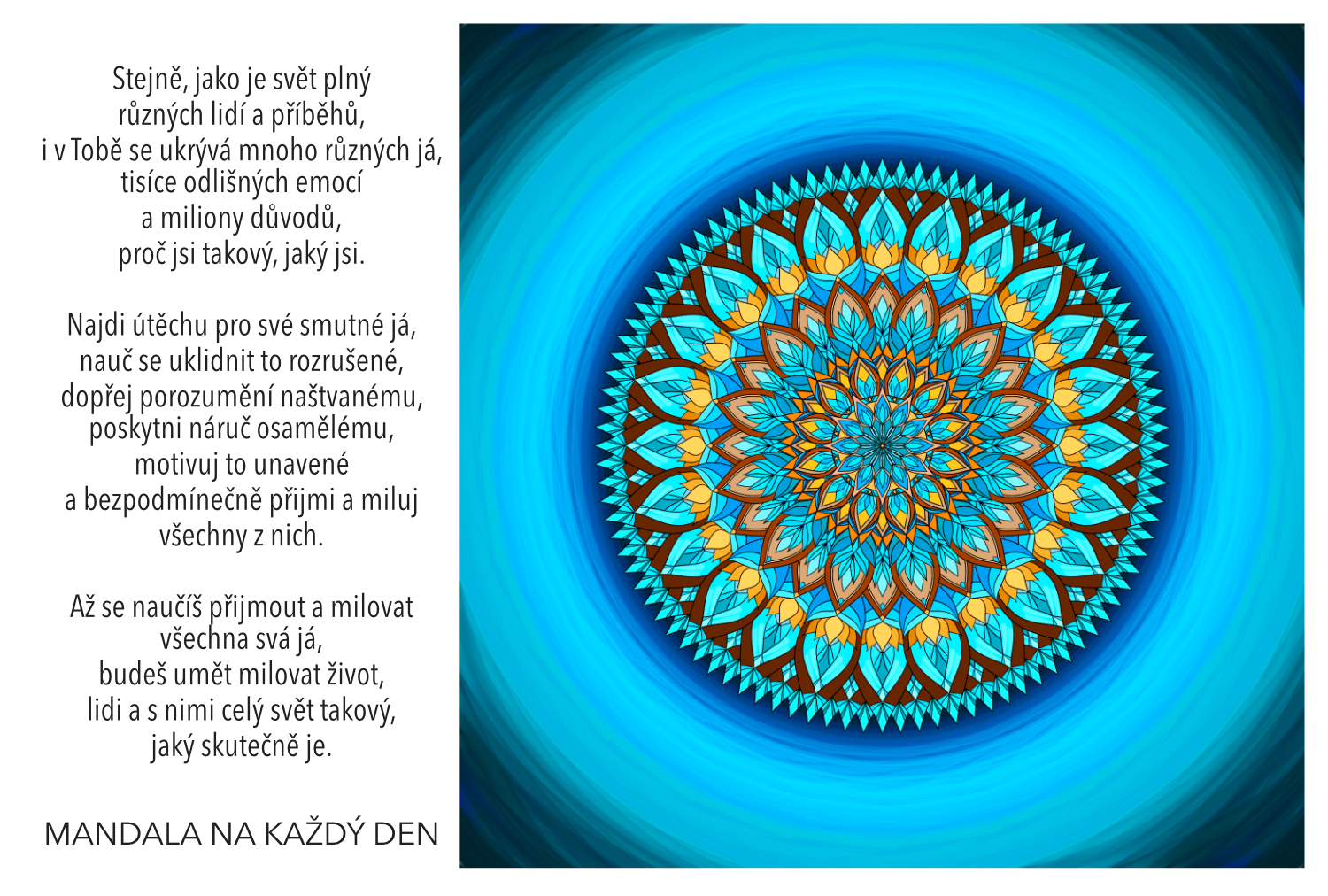 Přijmi a bezpodmínečně miluj každé své já