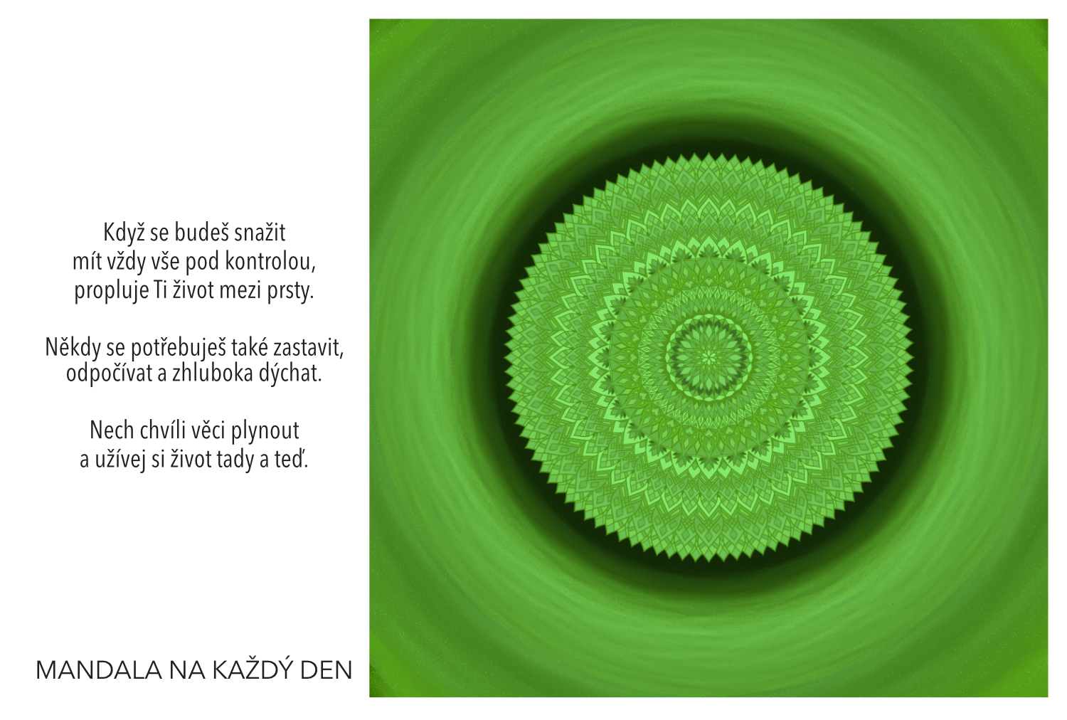 Dovol si zastavit se a odpočívat