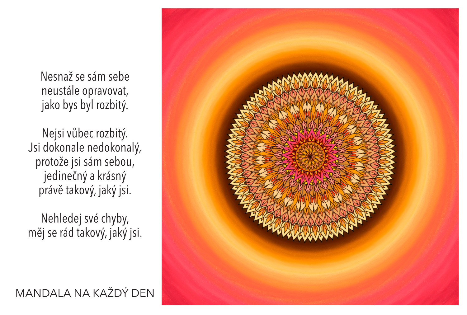 Měj se rád takový, jaký jsi