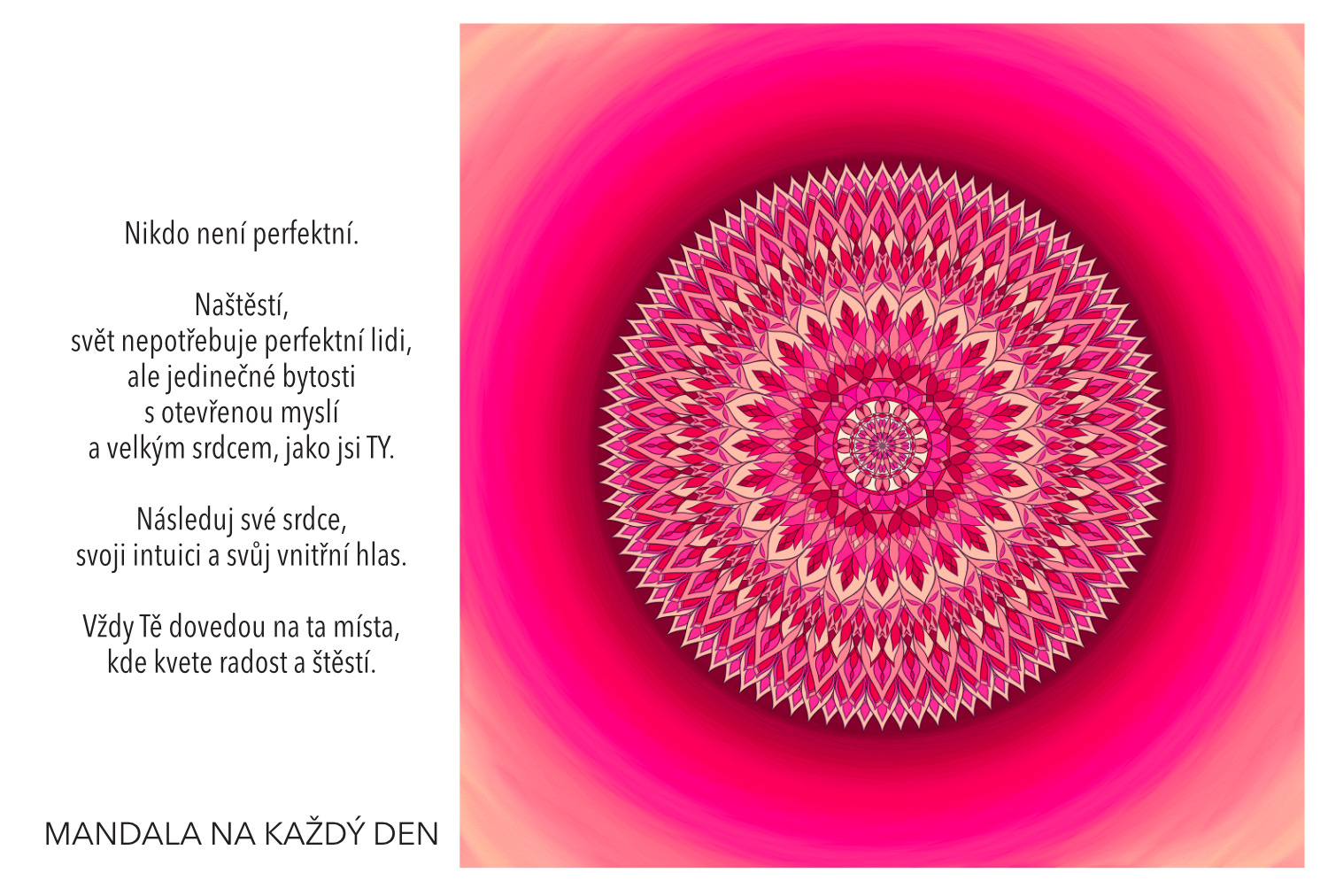 Svět nepotřebuje perfektní lidi