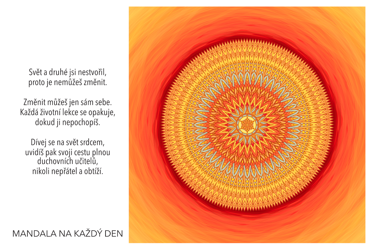 Změnit můžeš jen sám sebe