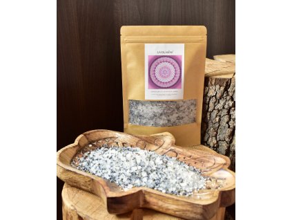 Aromaterapeutická himalájská sůl UVOLNĚNÍ - levandule, jasmín 300g