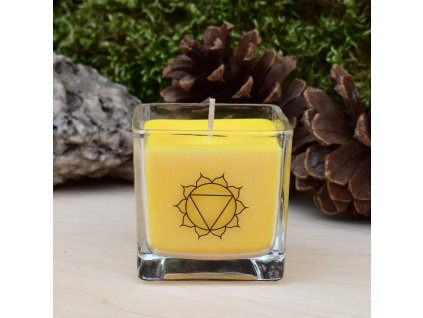 Čakrová aromaterapeutická svíčka PRO 3. ČAKRU