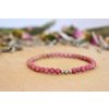 Náramek z minerálů HARMONIZUJI - rodonit, chirurgická ocel