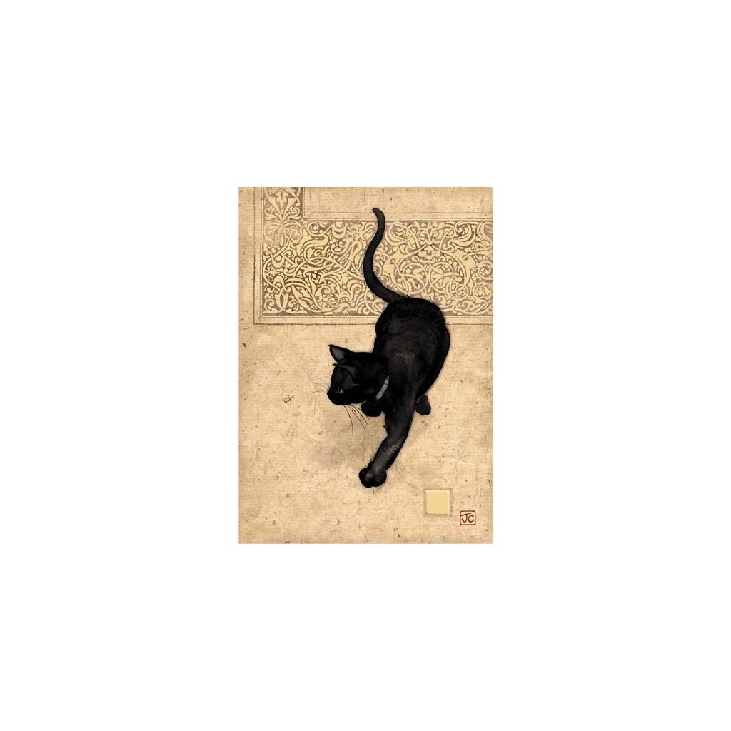Přání do obálky Bug Art - Black Cat