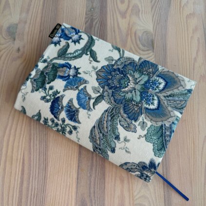 1602 Obal na knihu Modrozelené květy, Mandarino