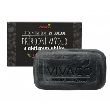 Přírodní mýdlo s aktivním uhlím CHARCOAL 2% 100 g