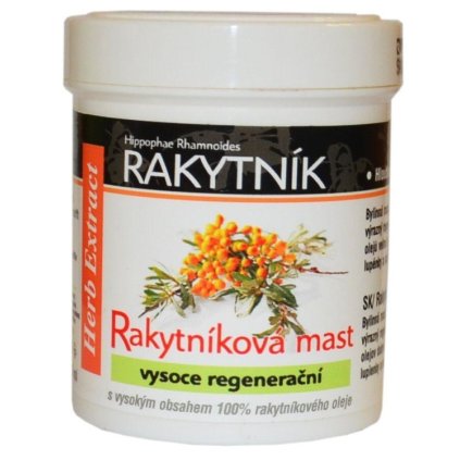 Bylinná mast s rakytníkovým olejem HERB EXTRACT                    125 ml