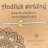 Dárková kartička - Andílek strážný (pozlacený)