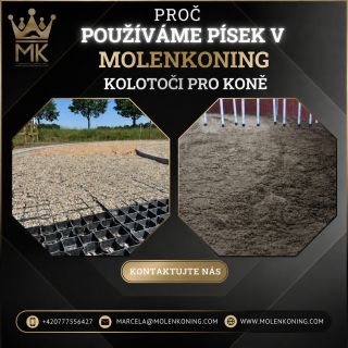 Proč používat v kolotoči pro koně písek? 🐎 Povrch v kolotoči by měl nabízet správnou rovnováhu mezi pohodlím a stabilitou....
