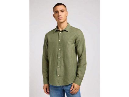 Pánska košeľa Lee Patch Shirt 112350072 zelená