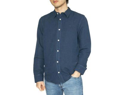Pánska košeľa Lee Patch Shirt 112364107 modrá