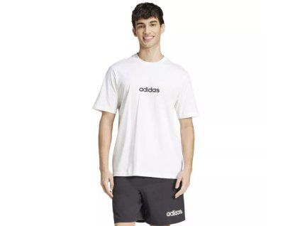 Pánske tričko adidas Essentials Linear JE9000 biele