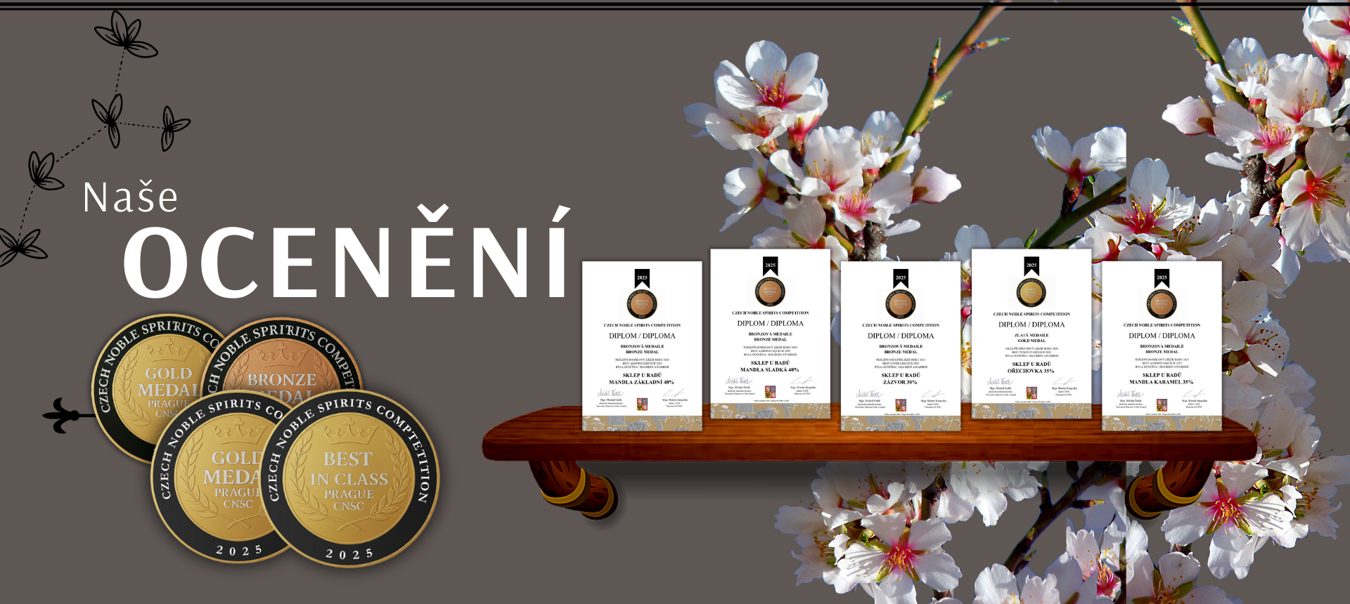 Naše ocenění
