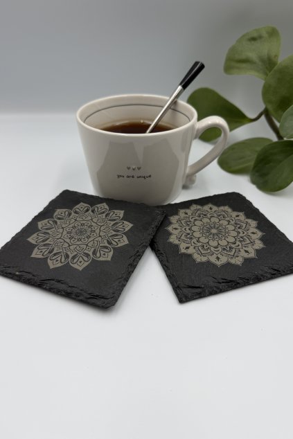 ❤️🍀Láska a Štěstí - set podtácků - 2ks