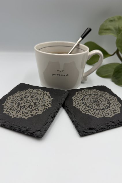 💪🌿Síla a Zdraví – set podtácků – 2 ks