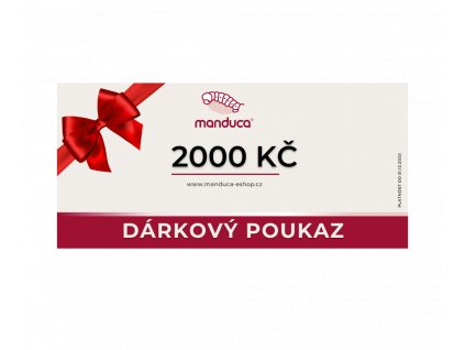 Dárkový poukaz 2000 Kč
