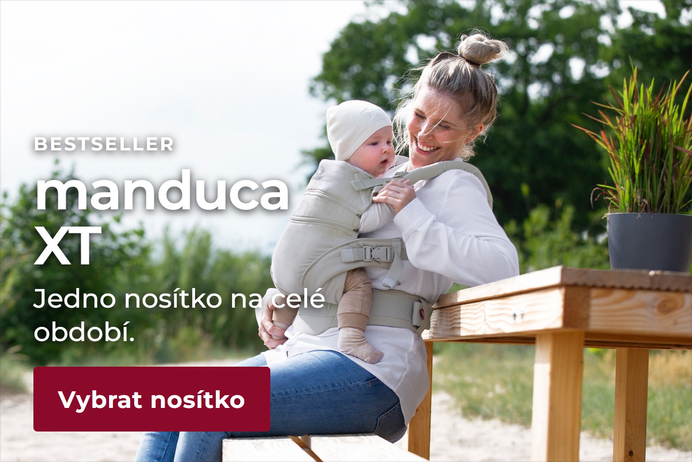 manduca XT  ergonomické nosítko