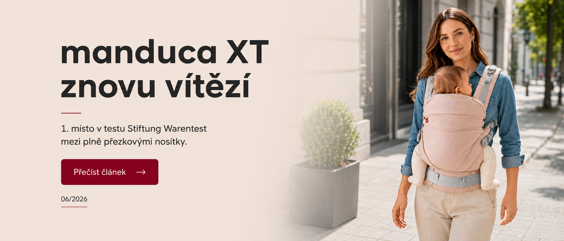 manduca XT vitez testu stiftung warentest 2026
