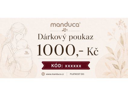 manduca poukaz 1000