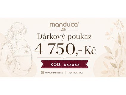 manduca darkovy poukaz 4750