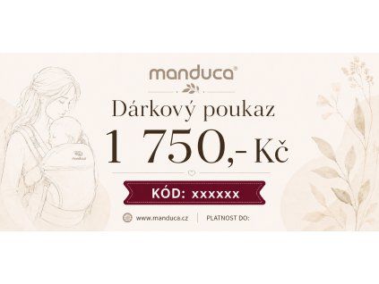 manduca darkovy poukaz 1750