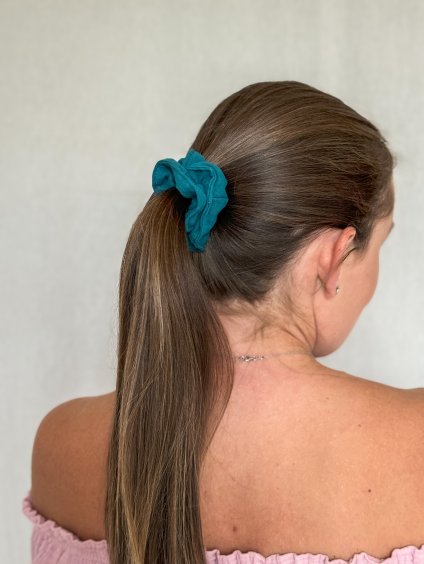 Mušelínová gumička Scrunchie dámská