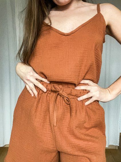 Mušelínové kraťasy TAMARA