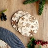 Dřevěné podtácky "Snowflakes"